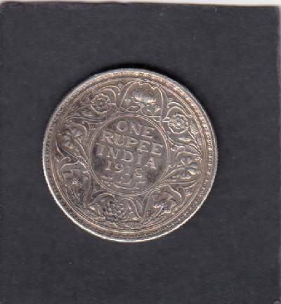 Beschrijving: 1 Rupee GEORGE V